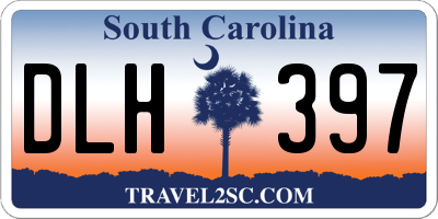 SC license plate DLH397