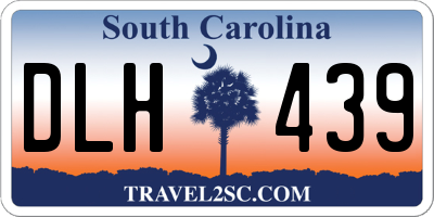SC license plate DLH439