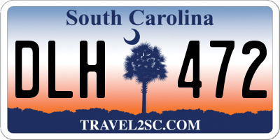 SC license plate DLH472