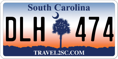 SC license plate DLH474