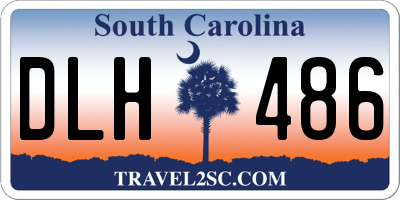 SC license plate DLH486