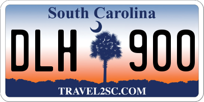 SC license plate DLH900