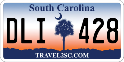SC license plate DLI428