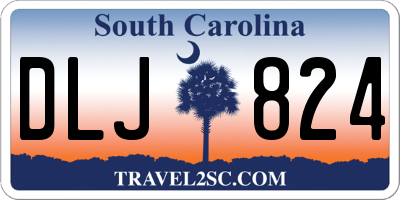 SC license plate DLJ824