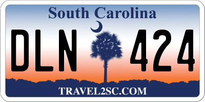SC license plate DLN424