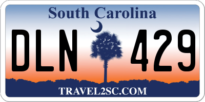 SC license plate DLN429