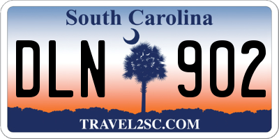 SC license plate DLN902