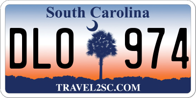 SC license plate DLO974