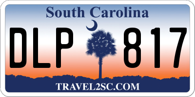 SC license plate DLP817