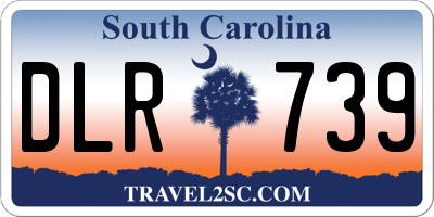 SC license plate DLR739