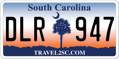 SC license plate DLR947