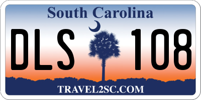 SC license plate DLS108