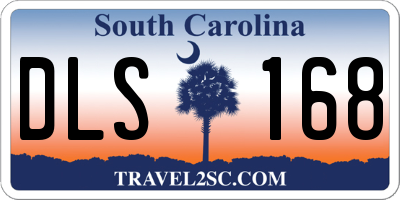 SC license plate DLS168