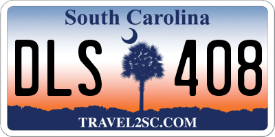 SC license plate DLS408