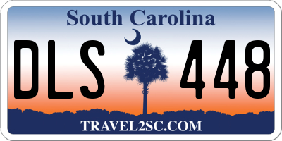 SC license plate DLS448