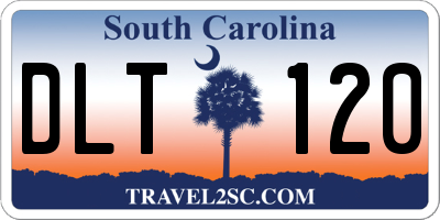 SC license plate DLT120