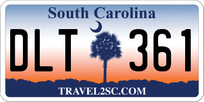 SC license plate DLT361