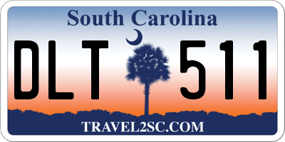 SC license plate DLT511