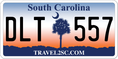 SC license plate DLT557