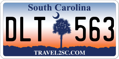 SC license plate DLT563