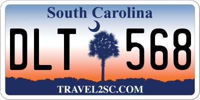 SC license plate DLT568