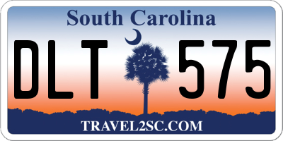 SC license plate DLT575