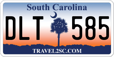 SC license plate DLT585
