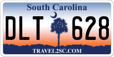 SC license plate DLT628