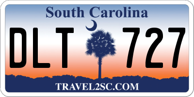 SC license plate DLT727