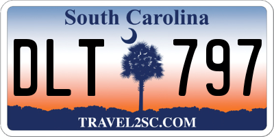 SC license plate DLT797