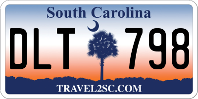 SC license plate DLT798