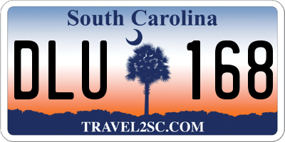 SC license plate DLU168