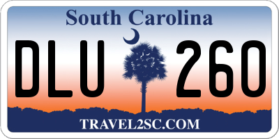 SC license plate DLU260