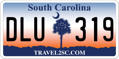 SC license plate DLU319