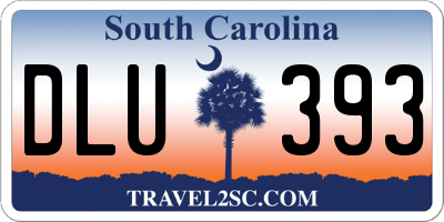 SC license plate DLU393