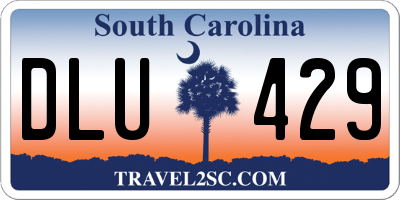 SC license plate DLU429