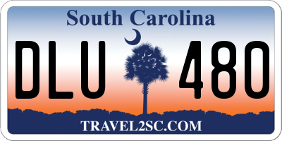 SC license plate DLU480