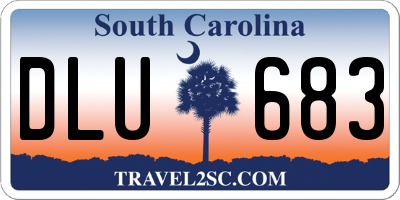 SC license plate DLU683