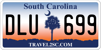 SC license plate DLU699
