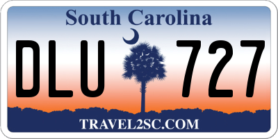 SC license plate DLU727