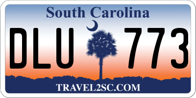 SC license plate DLU773