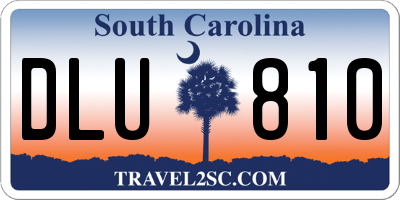 SC license plate DLU810