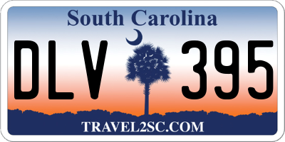 SC license plate DLV395