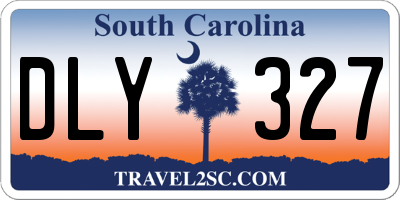 SC license plate DLY327