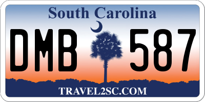SC license plate DMB587