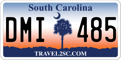 SC license plate DMI485