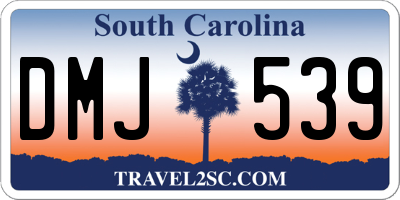 SC license plate DMJ539