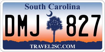 SC license plate DMJ827