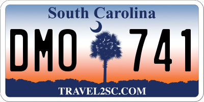 SC license plate DMO741