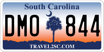 SC license plate DMO844